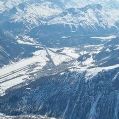 Flugwegposition um 12:52:26: Aufgenommen in der Nähe von Maloja, Schweiz in 3371 Meter